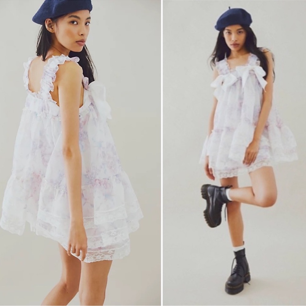 Selkie Ribbon Dancer Baby Antoinette Peignoir Dress XXS